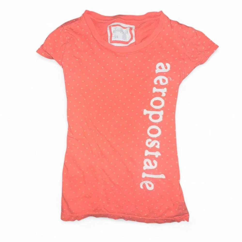 Aeropostale Orange Short Sleeve Tee Casual Classic